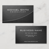Elegantes berufliches modernes schlichtes visitenkarte (Vorne/Hinten)