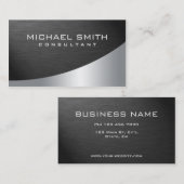 Elegantes berufliches modernes schlichtes visitenkarte (Vorne/Hinten)