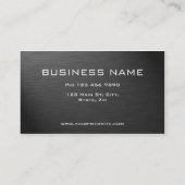 Elegantes berufliches modernes schlichtes visitenkarte (Rückseite)