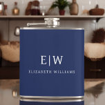 Elegantes Berufliches Monogramm Minimalistisch Flachmann<br><div class="desc">Unsere elegante Berufliche Monogram Minimalistisch Collection: Steigern Sie Ihren Stil mit zeitloser Eleganz und Eleganz. Diese Kollektion wurde mit viel Liebe zum Detail gestaltet und bietet minimalistische Designs, die mit Ihrem personalisierten Monogramm verziert sind. Jedes Stück verströmt Professionalität und Raffinesse, perfekt um in jedem Ambiente einen bleibenden Eindruck zu machen....</div>