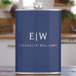 Elegantes Berufliches Monogramm Minimalistisch Flachmann<br><div class="desc">Unsere elegante Berufliche Monogram Minimalistisch Collection: Steigern Sie Ihren Stil mit zeitloser Eleganz und Eleganz. Diese Kollektion wurde mit viel Liebe zum Detail gestaltet und bietet minimalistische Designs, die mit Ihrem personalisierten Monogramm verziert sind. Jedes Stück verströmt Professionalität und Raffinesse, perfekt um in jedem Ambiente einen bleibenden Eindruck zu machen....</div>