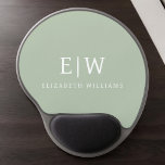 Elegantes Berufliches Monogramm Minimalistisch Gel Mousepad<br><div class="desc">Unsere elegante Berufliche Monogram Minimalistisch Collection: Steigern Sie Ihren Stil mit zeitloser Eleganz und Eleganz. Diese Kollektion wurde mit viel Liebe zum Detail gestaltet und bietet minimalistische Designs, die mit Ihrem personalisierten Monogramm verziert sind. Jedes Stück verströmt Professionalität und Raffinesse, perfekt um in jedem Ambiente einen bleibenden Eindruck zu machen....</div>