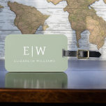 Elegantes Berufliches Monogramm Minimalistisch Gepäckanhänger<br><div class="desc">Unsere elegante Berufliche Monogram Minimalistisch Collection: Steigern Sie Ihren Stil mit zeitloser Eleganz und Eleganz. Diese Kollektion wurde mit viel Liebe zum Detail gestaltet und bietet minimalistische Designs, die mit Ihrem personalisierten Monogramm verziert sind. Jedes Stück verströmt Professionalität und Raffinesse, perfekt um in jedem Ambiente einen bleibenden Eindruck zu machen....</div>
