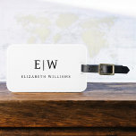 Elegantes Berufliches Monogramm Minimalistisch Gepäckanhänger<br><div class="desc">Unsere elegante Berufliche Monogram Minimalistisch Collection: Steigern Sie Ihren Stil mit zeitloser Eleganz und Eleganz. Diese Kollektion wurde mit viel Liebe zum Detail gestaltet und bietet minimalistische Designs, die mit Ihrem personalisierten Monogramm verziert sind. Jedes Stück verströmt Professionalität und Raffinesse, perfekt um in jedem Ambiente einen bleibenden Eindruck zu machen....</div>