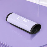 Elegantes Berufliches Monogramm Minimalistisch Gepräckgriffwickel<br><div class="desc">Unsere elegante Berufliche Monogram Minimalistisch Collection: Steigern Sie Ihren Stil mit zeitloser Eleganz und Eleganz. Diese Kollektion wurde mit viel Liebe zum Detail gestaltet und bietet minimalistische Designs, die mit Ihrem personalisierten Monogramm verziert sind. Jedes Stück verströmt Professionalität und Raffinesse, perfekt um in jedem Ambiente einen bleibenden Eindruck zu machen....</div>