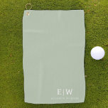 Elegantes Berufliches Monogramm Minimalistisch Golfhandtuch<br><div class="desc">Unsere elegante Berufliche Monogram Minimalistisch Collection: Steigern Sie Ihren Stil mit zeitloser Eleganz und Eleganz. Diese Kollektion wurde mit viel Liebe zum Detail gestaltet und bietet minimalistische Designs, die mit Ihrem personalisierten Monogramm verziert sind. Jedes Stück verströmt Professionalität und Raffinesse, perfekt um in jedem Ambiente einen bleibenden Eindruck zu machen....</div>