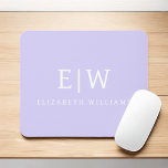 Elegantes Berufliches Monogramm Minimalistisch Mousepad<br><div class="desc">Unsere elegante Berufliche Monogram Minimalistisch Collection: Steigern Sie Ihren Stil mit zeitloser Eleganz und Eleganz. Diese Kollektion wurde mit viel Liebe zum Detail gestaltet und bietet minimalistische Designs, die mit Ihrem personalisierten Monogramm verziert sind. Jedes Stück verströmt Professionalität und Raffinesse, perfekt um in jedem Ambiente einen bleibenden Eindruck zu machen....</div>