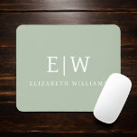 Elegantes Berufliches Monogramm Minimalistisch Mousepad<br><div class="desc">Unsere elegante Berufliche Monogram Minimalistisch Collection: Steigern Sie Ihren Stil mit zeitloser Eleganz und Eleganz. Diese Kollektion wurde mit viel Liebe zum Detail gestaltet und bietet minimalistische Designs, die mit Ihrem personalisierten Monogramm verziert sind. Jedes Stück verströmt Professionalität und Raffinesse, perfekt um in jedem Ambiente einen bleibenden Eindruck zu machen....</div>