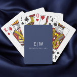 Elegantes Berufliches Monogramm Minimalistisch Spielkarten<br><div class="desc">Unsere elegante Berufliche Monogram Minimalistisch Collection: Steigern Sie Ihren Stil mit zeitloser Eleganz und Eleganz. Diese Kollektion wurde mit viel Liebe zum Detail gestaltet und bietet minimalistische Designs, die mit Ihrem personalisierten Monogramm verziert sind. Jedes Stück verströmt Professionalität und Raffinesse, perfekt um in jedem Ambiente einen bleibenden Eindruck zu machen....</div>