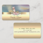 Elegantes Berufliches Piping Bag Blume Bäckerei Go Visitenkarte (Vorne/Hinten)