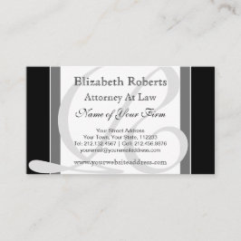 Elegantes berufliches Schwarzes und Grau des Visitenkarte