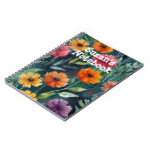 Elegantes Berufliches SpiralNotebook Notizblock (Linke Seite)