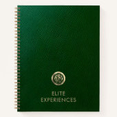 Elegantes Berufliches SpiralNotebook Notizblock (Vorderseite)