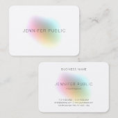 Elegantes Berufliches Template Visitenkarte (Vorne/Hinten)