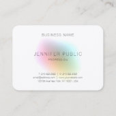 Elegantes Berufliches Template Visitenkarte (Rückseite)