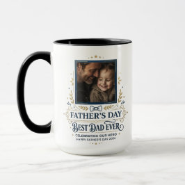 Elegantes 'Best Dad Ever'-Fotomug | Benutzerdefini Tasse
