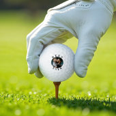 Elegantes Best Father Ever Script Vatertag Foto Golfball