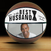 Elegantes Best Husband Black Bow Krawatte Foto Basketball