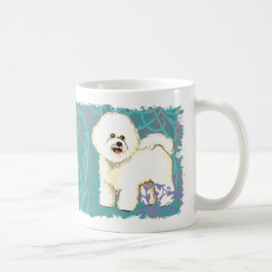 Elegantes Bichon Frise Kaffeetasse