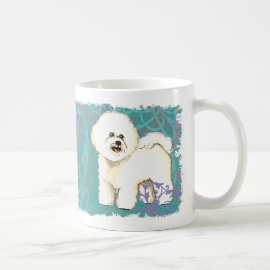 Elegantes Bichon Frise Kaffeetasse (Rechts)