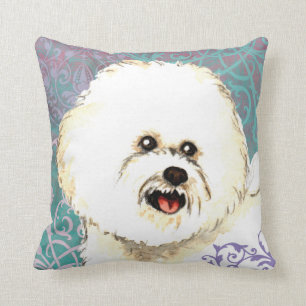 Elegantes Bichon Frise Kissen
