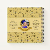 Elegantes Bienenleben auf Ihrer Reise Grad Keepake Notizblock (Rückseite)