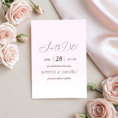 Elegantes Bieterboutique & Groom Foto Brautparty Save The Date