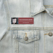 Elegantes Bildverständnis Namensschild (Beispiel)