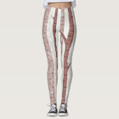 Elegantes Birch Trees Forest Acryllic Artwork | Leggings (Vorderseite)