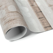 Elegantes Birkenwald Akrylic Artwork| Geschenkpapier (Rolleneckpunkt)