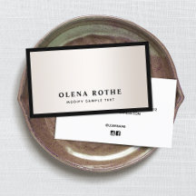 Elegantes Black Border Satin Gold Beruflich