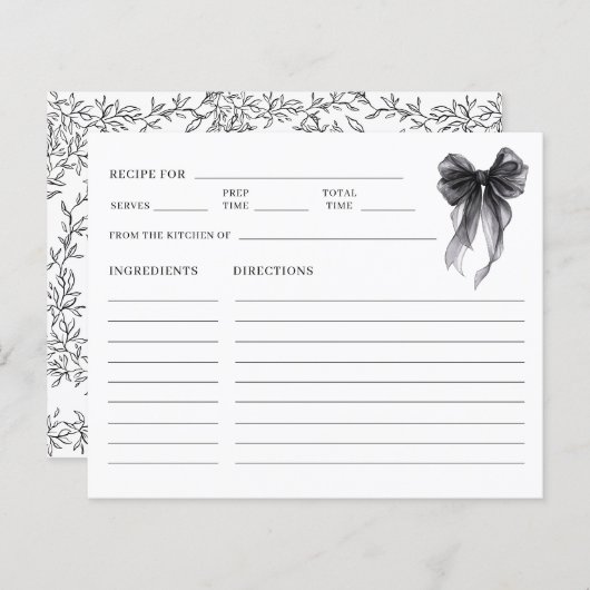 Elegantes Black Bow Brautparty Rezept (Vorne/Hinten)