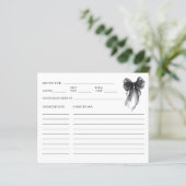 Elegantes Black Bow Brautparty Rezept (Stehend Vorderseite)