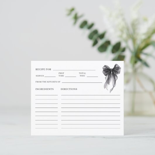 Elegantes Black Bow Brautparty Rezept (Stehend Vorderseite)