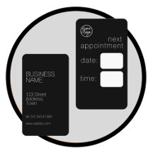 ELEGANTES BLACK BUSINESS LOGO NÄCHSTE ERNENNUNGSKA