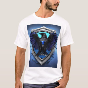 "Elegantes Black Crow-Familienwappen - Wings Sprea T-Shirt