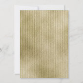 Elegantes Black Gold 50-jähriges Foto Einladung (Rückseite)