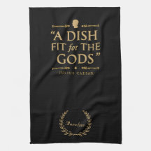 Elegantes Black Gold Koch Zitat: Geeignet für die 