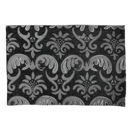 ELEGANTES BLACK-JACQUARD-DRUCKKKissen Kissenbezug