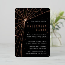 Elegantes Black Spider Web-Halloween-Party