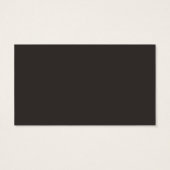 Elegantes Black Swirl Wedding Drink Ticket (Rückseite)