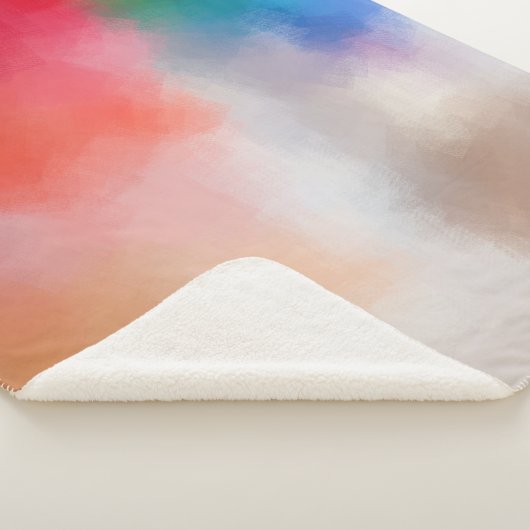 Elegantes Blank-Template Moderne, farbenfrohe Abst Sherpadecke (3/4)