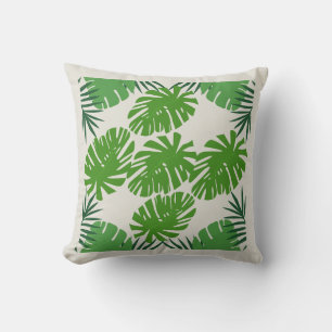 Elegantes Blätter-Design-Kissen – Naturinspiration Kissen