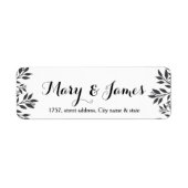 Elegantes Blätter für den Zweig Hochzeitsdesign (Vorne)