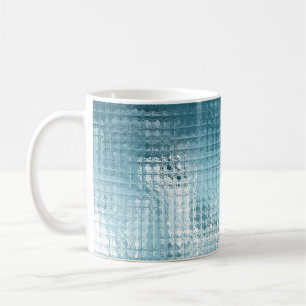 Elegantes Blau Abstrakt: Schöner Hintergrund Kaffeetasse