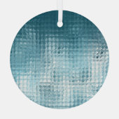 Elegantes Blau Abstrakt: Schöner Hintergrund Ornament Aus Glas (Rückseite)