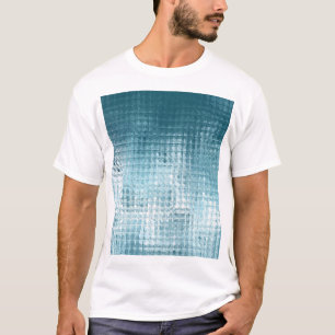 Elegantes Blau Abstrakt: Schöner Hintergrund T-Shirt