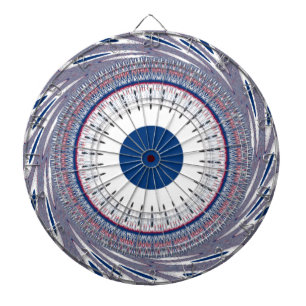 Elegantes Blau Dartscheibe