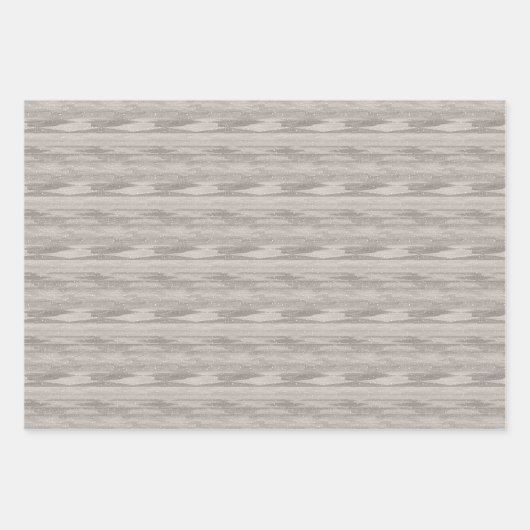 Elegantes Blau und Gray Snowy Rentier Weihnachten Geschenkpapier Set (Vorderseite 2)