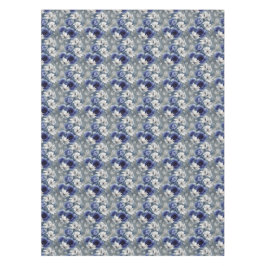 Elegantes Blau und Weiße Rosen und Lilien Tischdecke